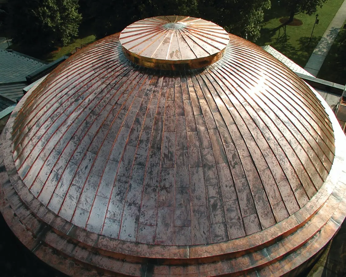 Craftsman Roofing crew installing a new roof in Downtown Elgin
